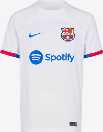 NIKE Performance Shirt 'FC Barcelona Stadium Away' in White: front