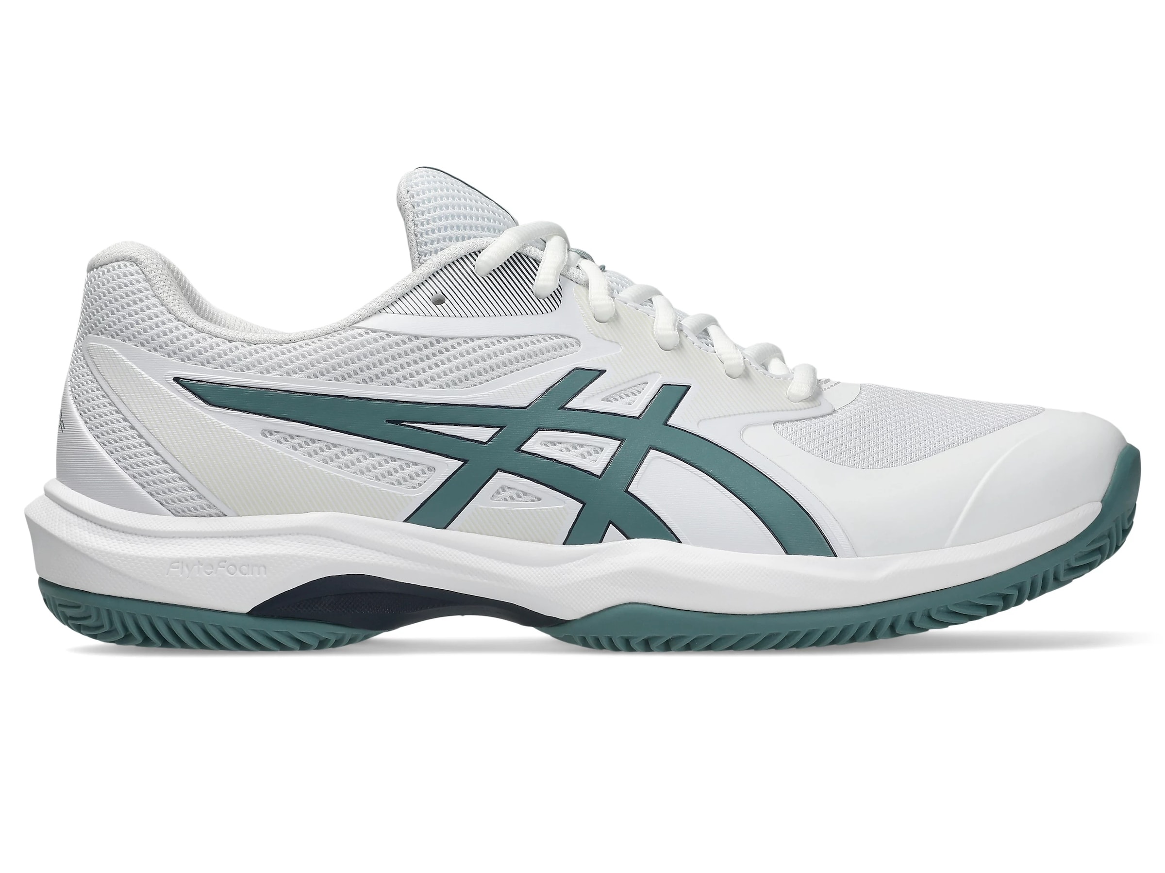 ASICS Sportschuh 'Game FF Clay' in Weiß: Vorderseite