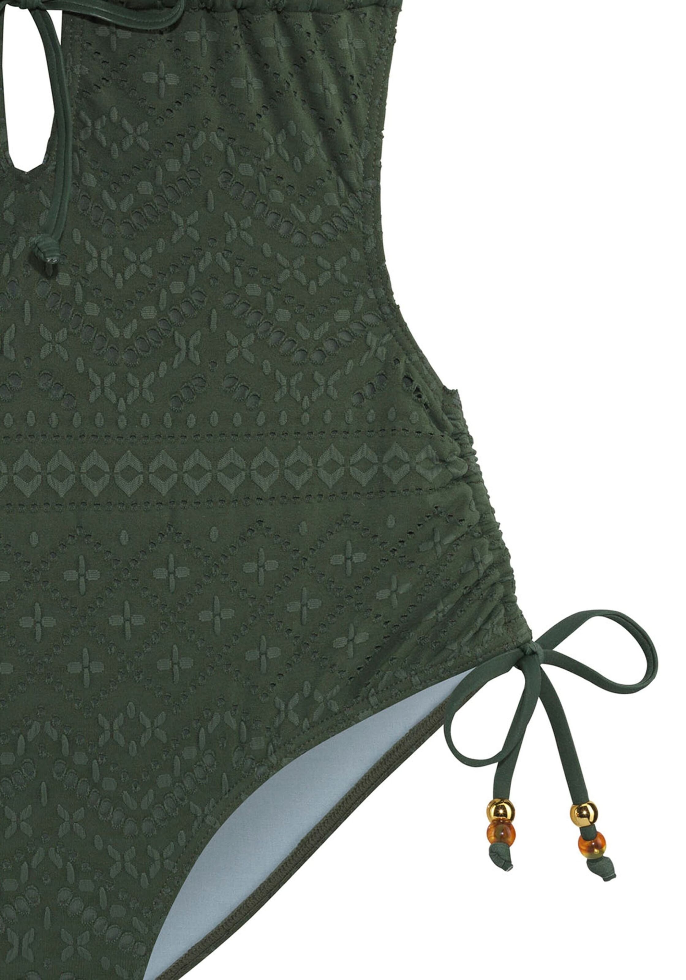 žalia LASCANA Maudymosi kostiumėlis
