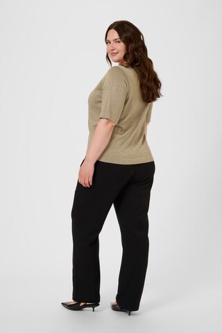 KAFFE CURVE - Pullover 'KCregitta' em castanho