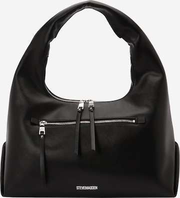 STEVE MADDEN - Mala de ombro 'Biva' em preto: frente