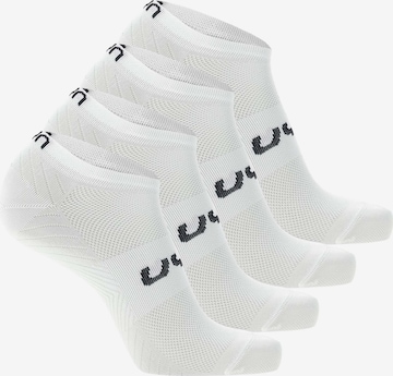Chaussettes de sport Uyn en blanc : devant