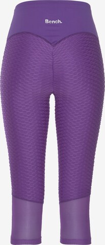 BENCH Skinny Sportovní kalhoty – fialová