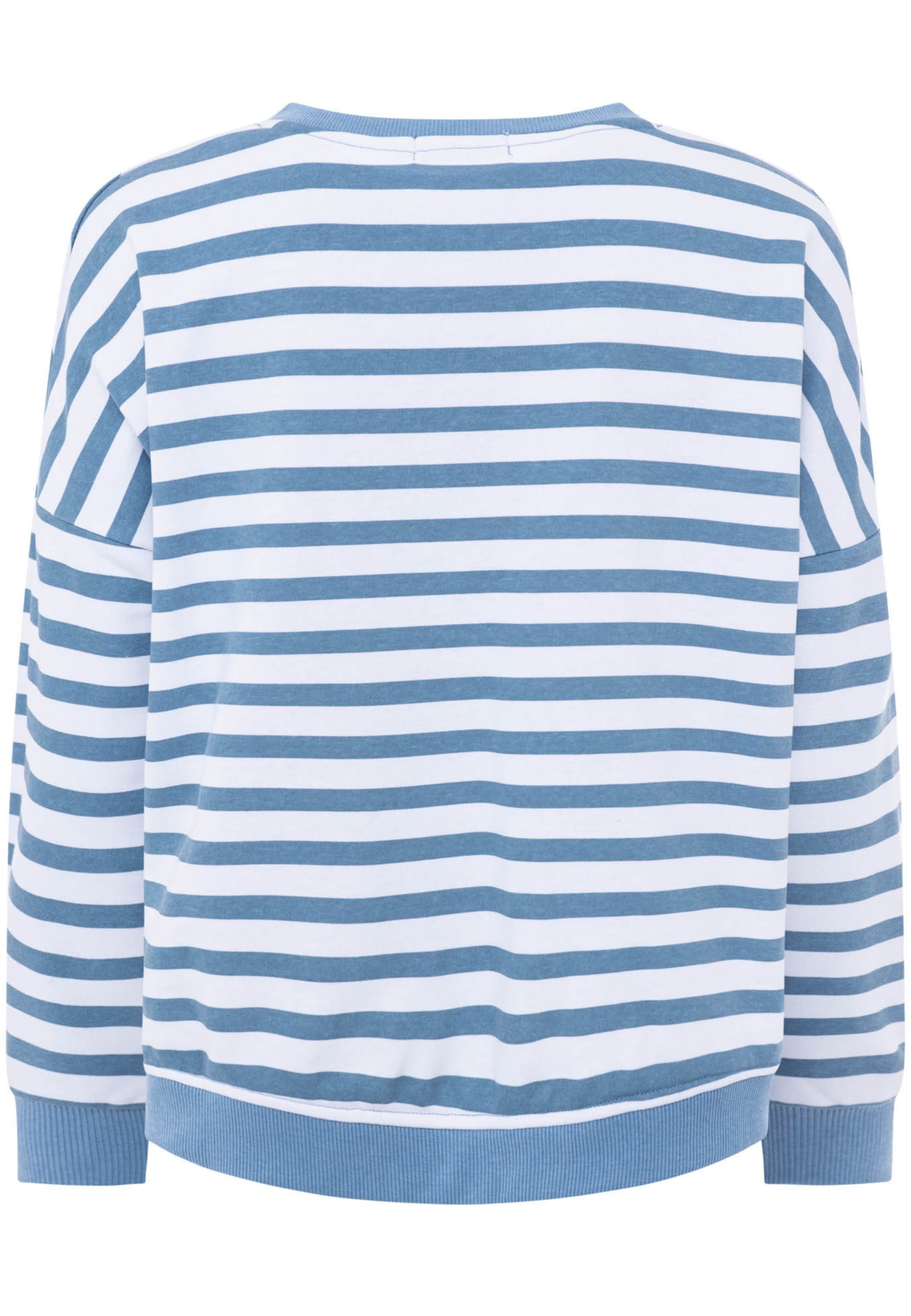 Sweat-shirt Zwillingsherz en bleu