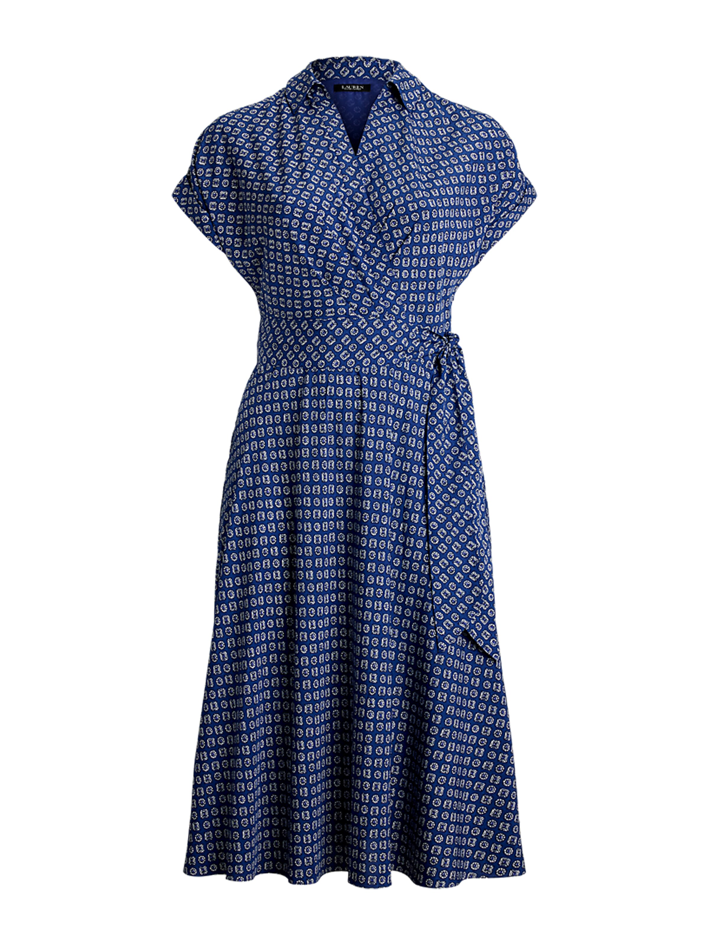 Lauren Ralph Lauren Plus Blousejurk 'FRATILLIO' in Blauw: voorkant