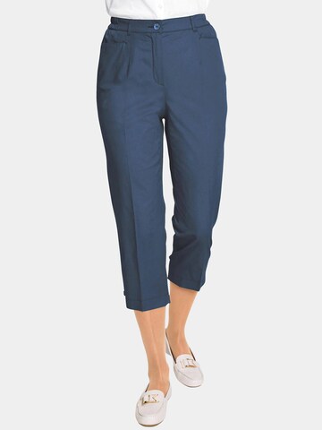 Regular Pantalon 'Carla' Goldner en bleu : devant