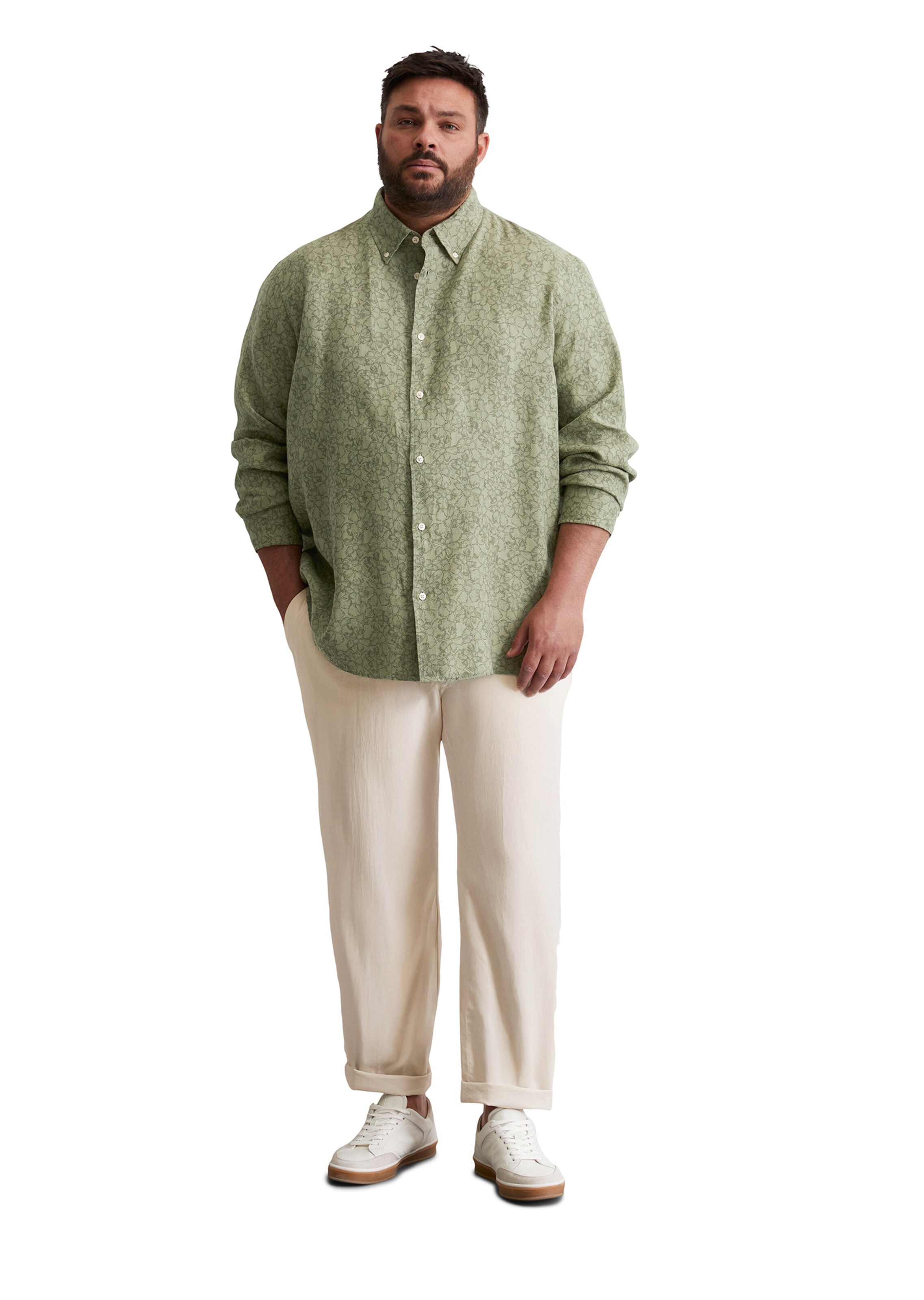 Marc O'Polo Regular fit Button Up Shirt in Green