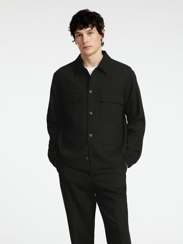 SELECTED Regular fit Colbert in Groen: voorkant