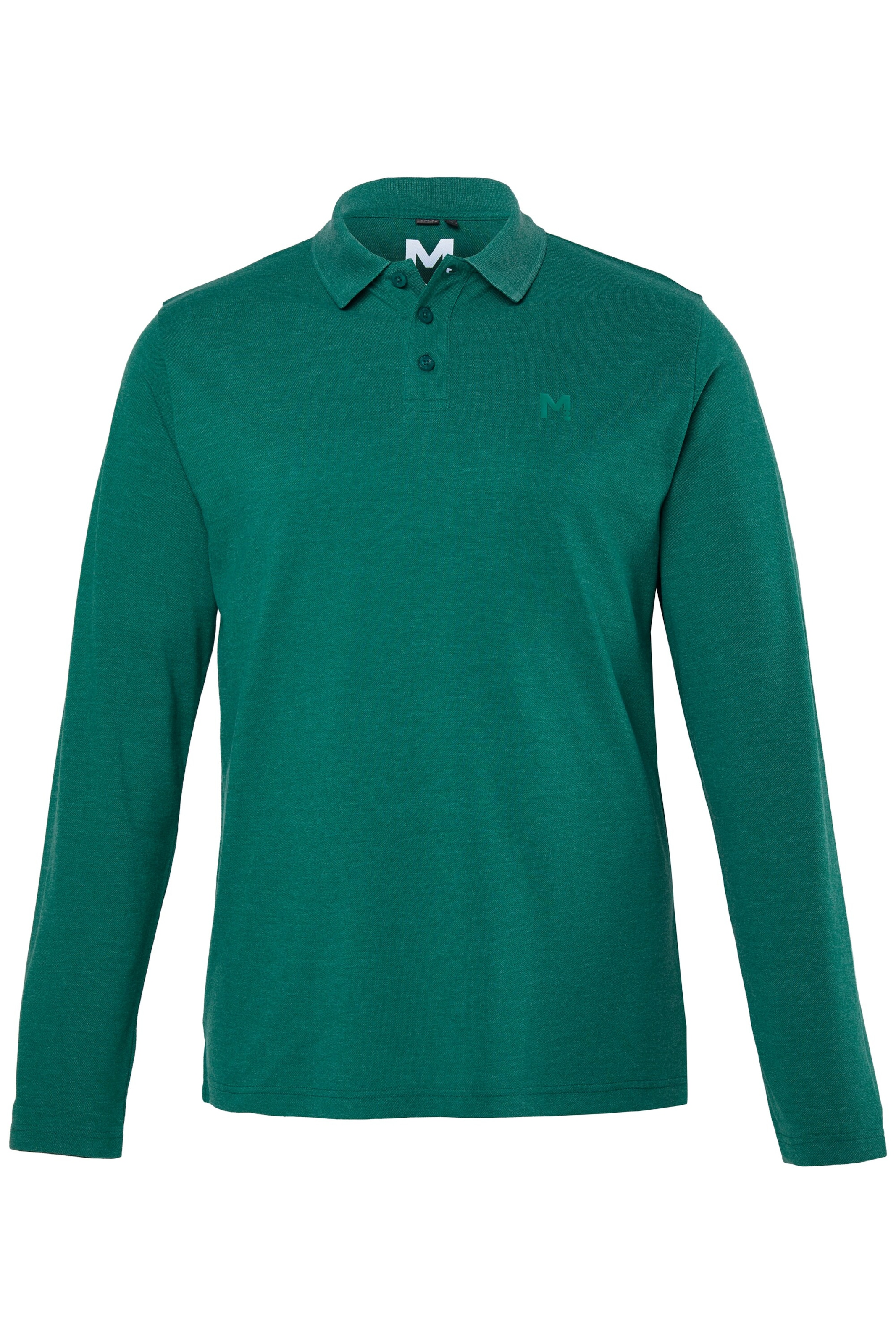 Men Plus Shirt in Green: front