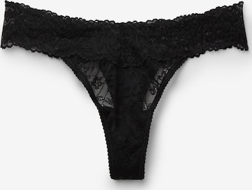 Tezenis Thong in Black: front
