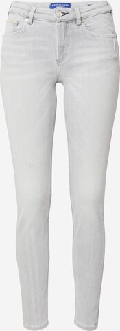 SCOTCH & SODA Skinny Jeans 'Bohemienne' in Grijs: voorkant