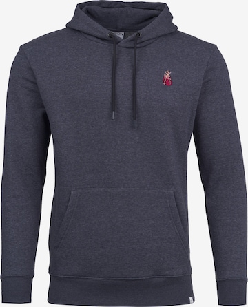 Sweat-shirt 'Herz' Mikon en bleu : devant