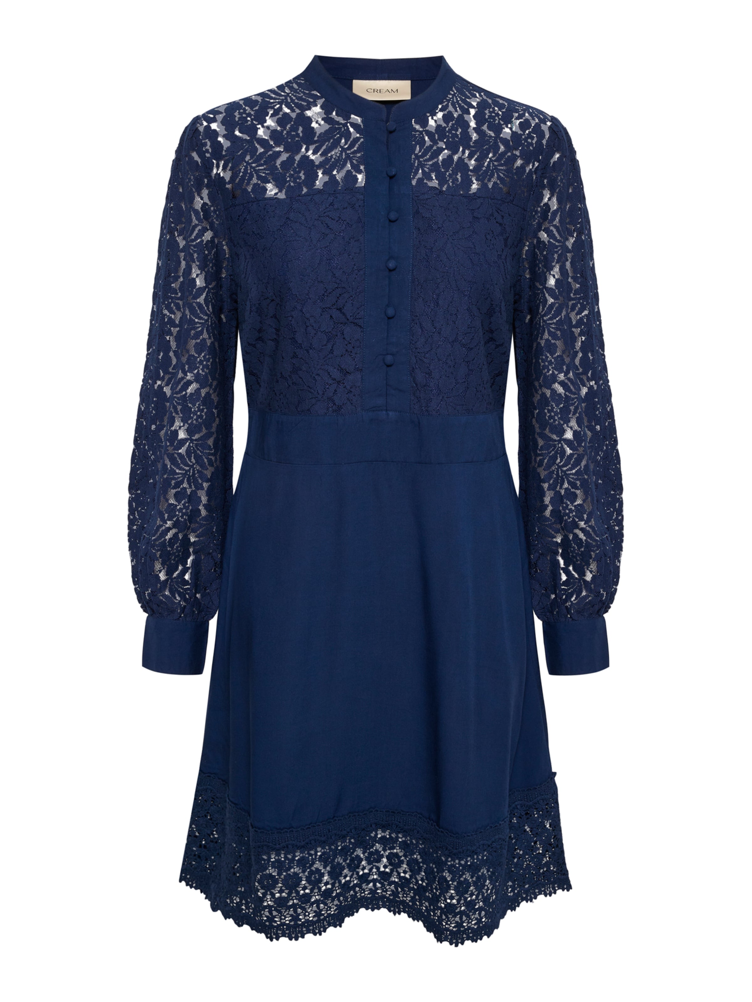 Cream Kjole 'Milla' i blå: forside