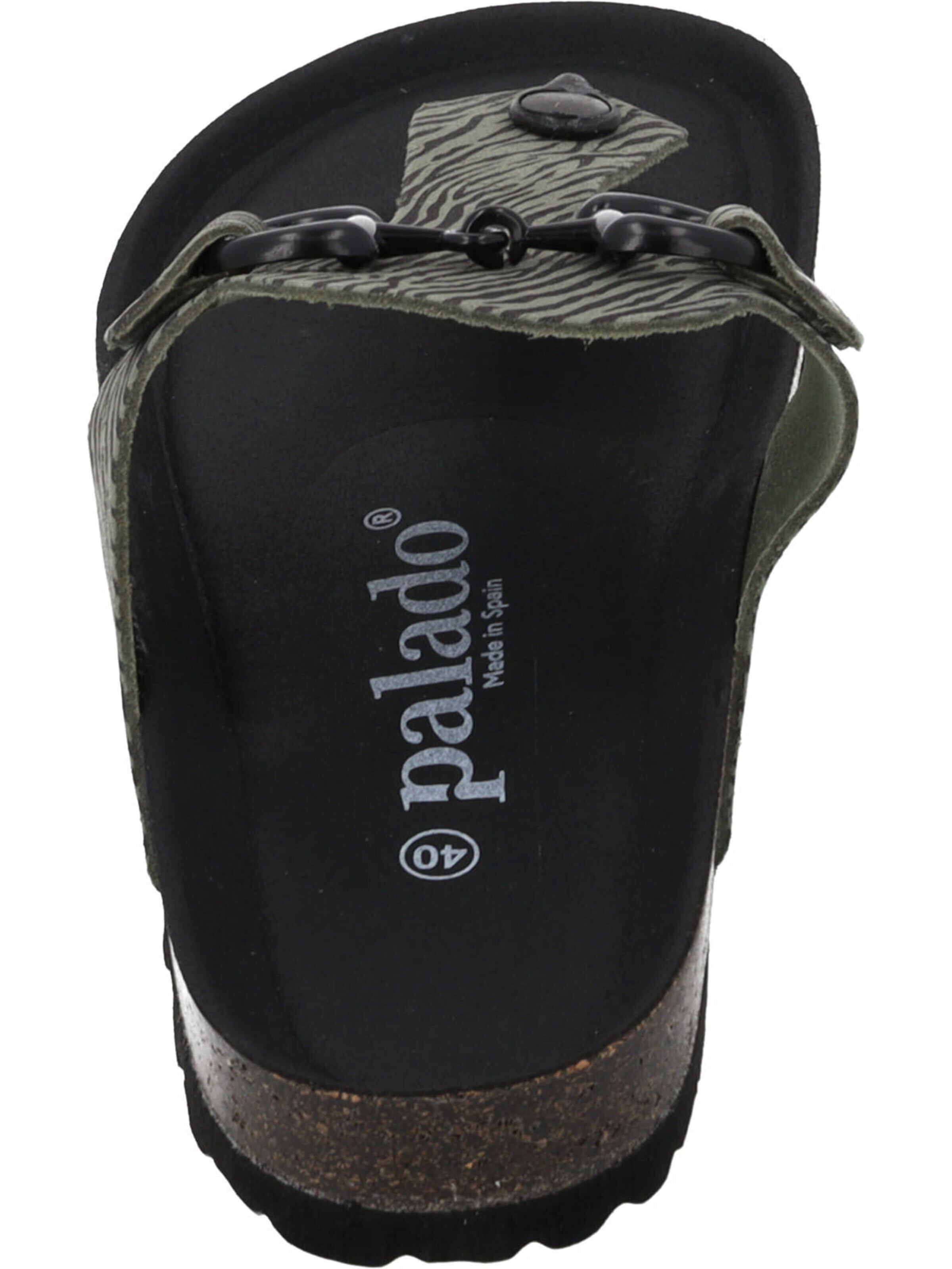 Palado - Sandalias de dedo 'Palado Kos Zebra' en verde