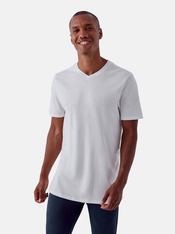DANISH ENDURANCE Shirt in Wit: voorkant