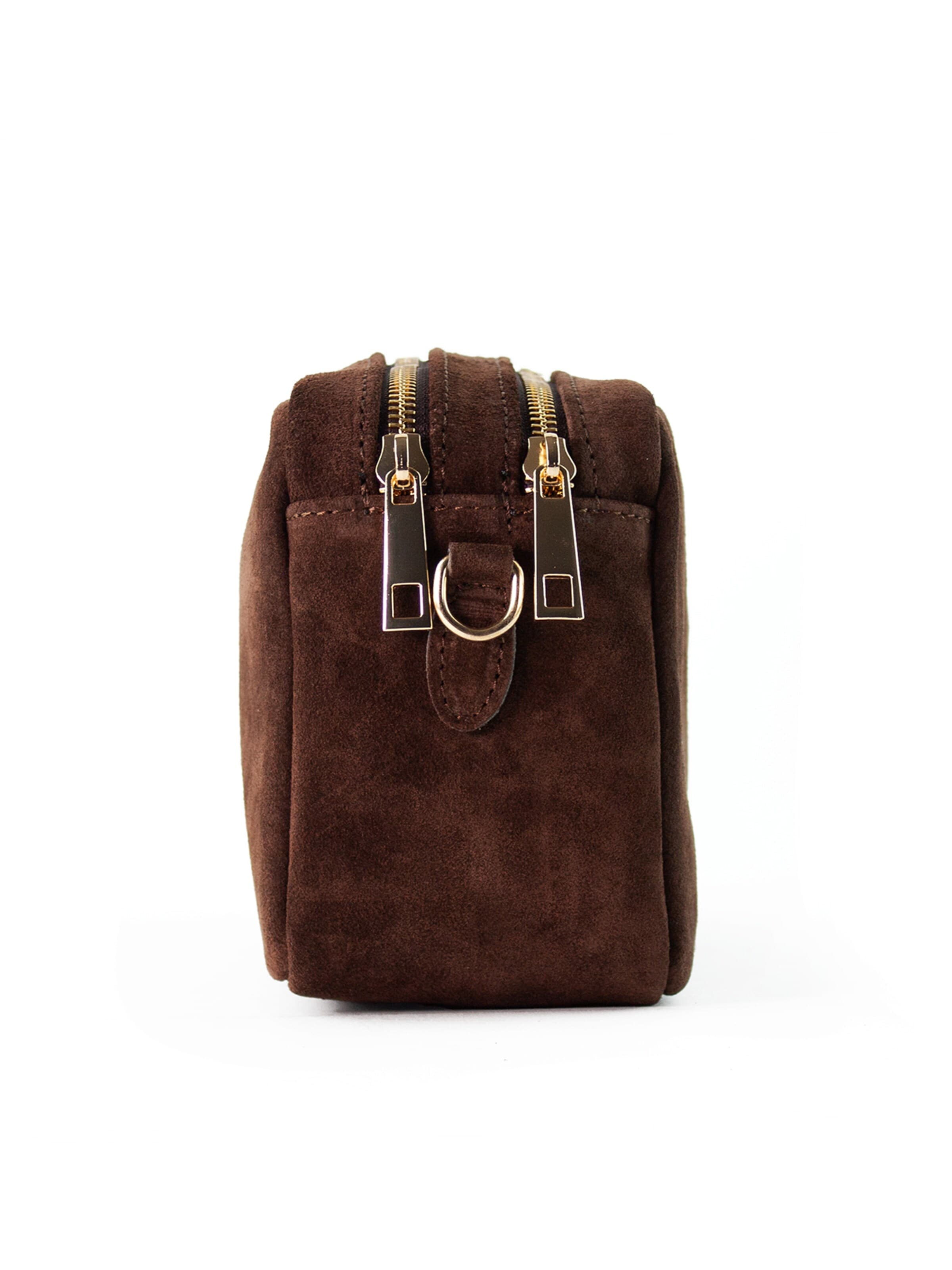 lePelou - Bolso de hombro 'VIOLA' en marrón