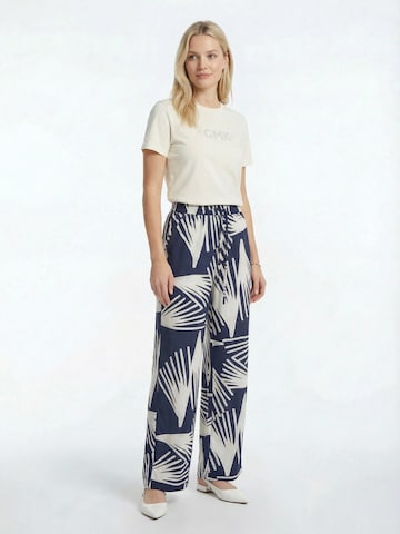 Guido Maria Kretschmer Women Wide leg Byxa 'Lani' i blå