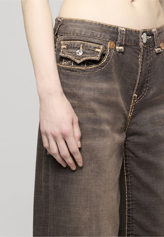 Wide leg Jeans di True Religion in marrone