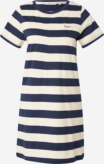 Pepe Jeans Mekko 'LOREN' koossa 34 värissä ecru / tummansininen, Tuotenäkymä
