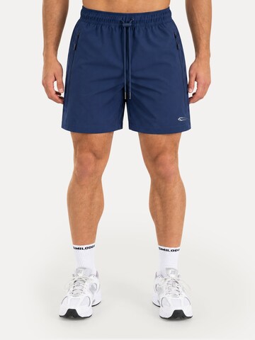 Regular Pantalon de sport ' Powerfit Riven ' Smilodox en bleu : devant