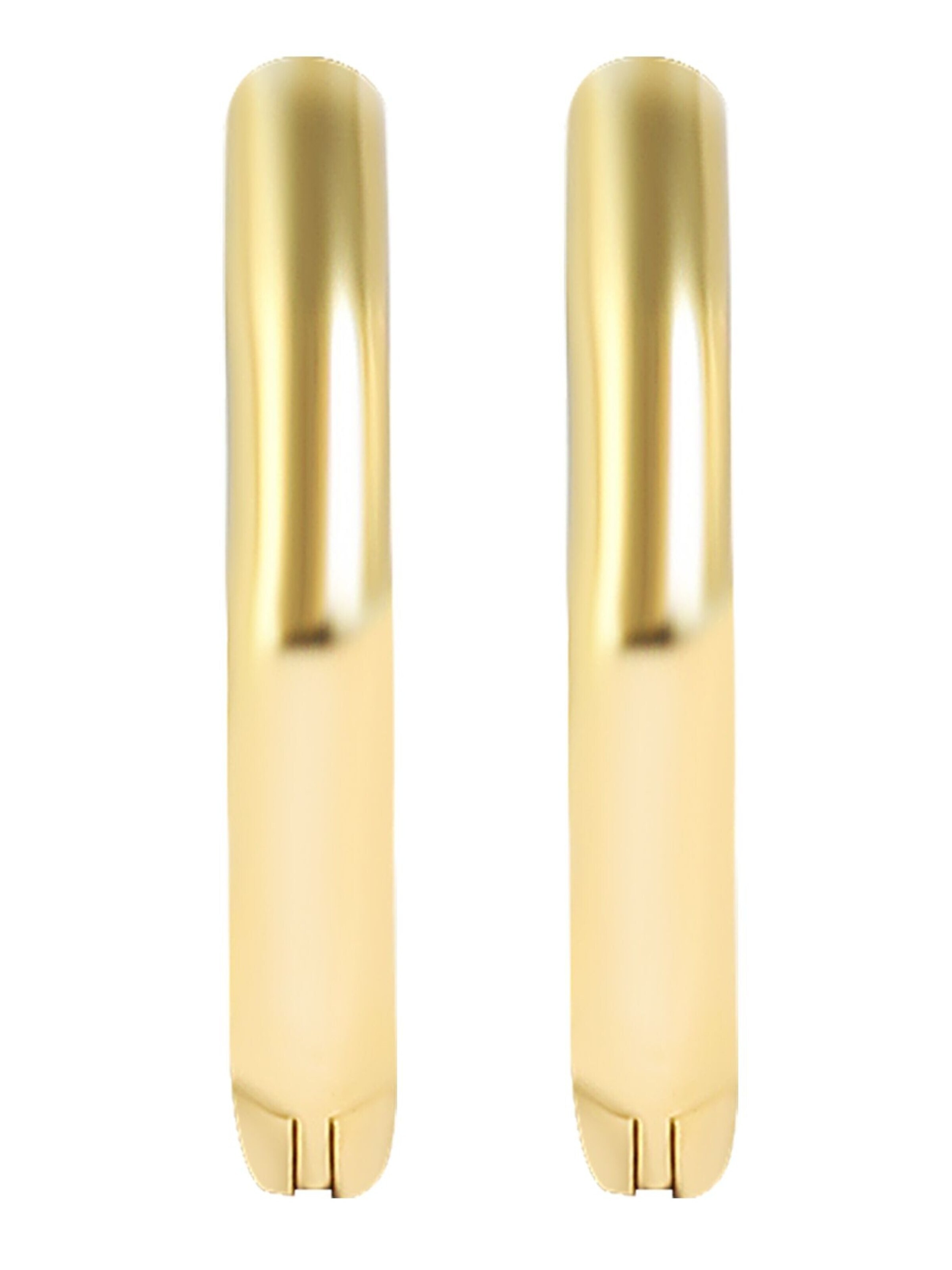 Akzent Ohrringe 'Galdin, hautverträglich, Gr. 8 - 25 mm Innendurchmesser'‌‌‌‌‌‌‌‌ in Gold: Vorderseite