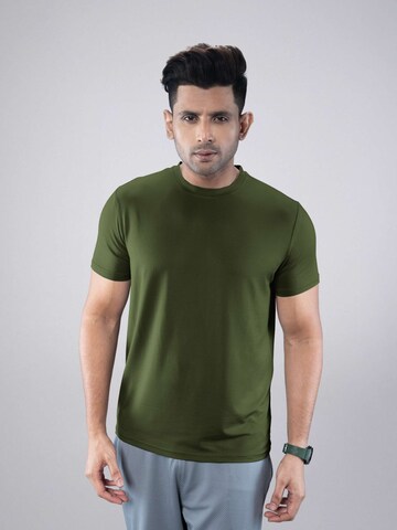 PANTONECLO - Camiseta funcional 'Pantoneclo Men's Gym Crew Neck Short Sleeve T-Shirt' en verde