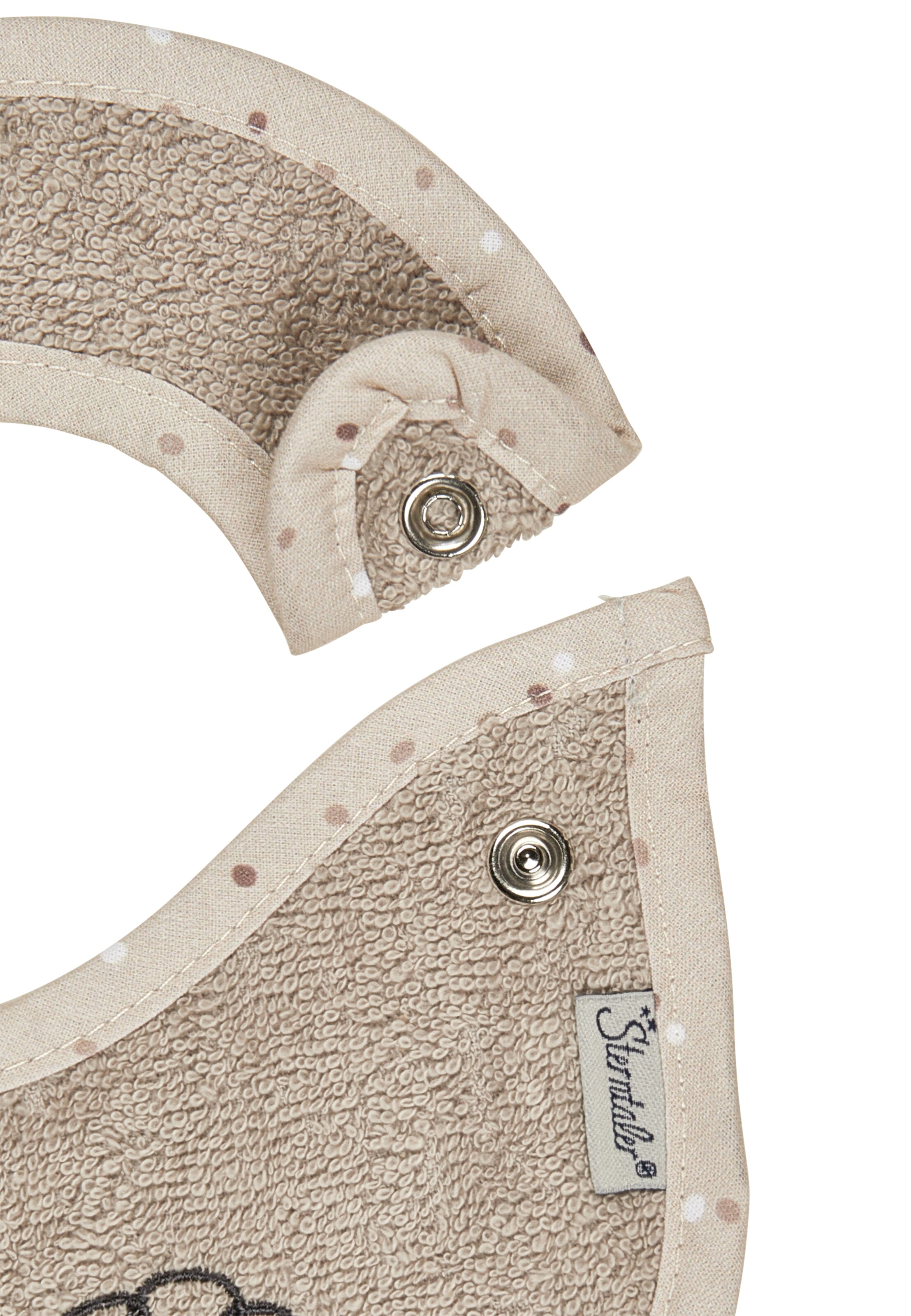 STERNTALER Bib 'BAUERNHOF' in Beige
