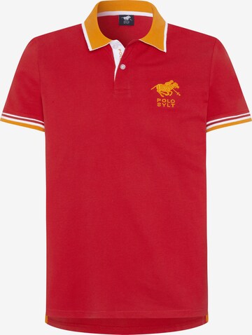 Polo Sylt Shirt in Red: front