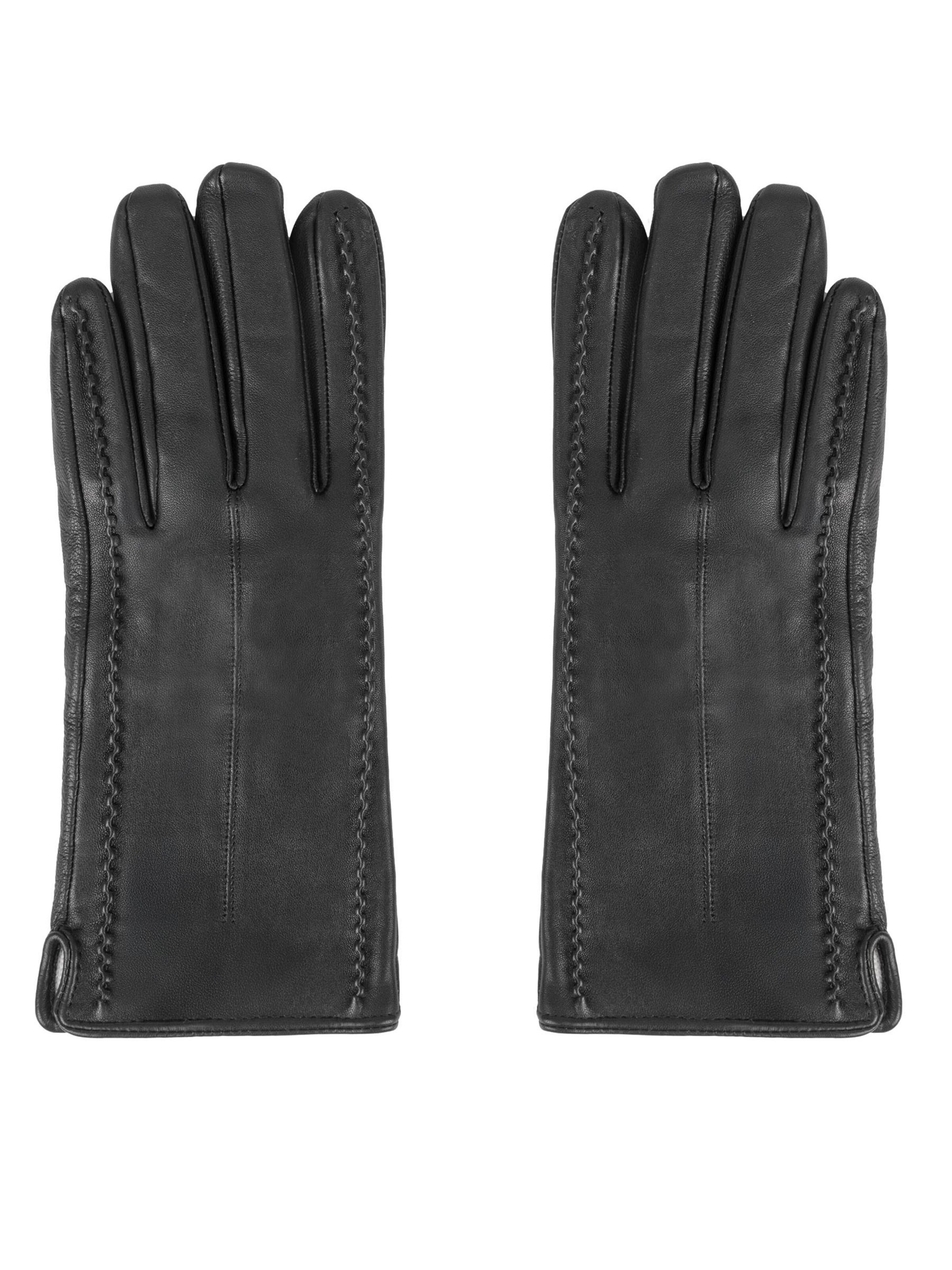 Vivisence Vingerhandschoenen '7209' in Zwart