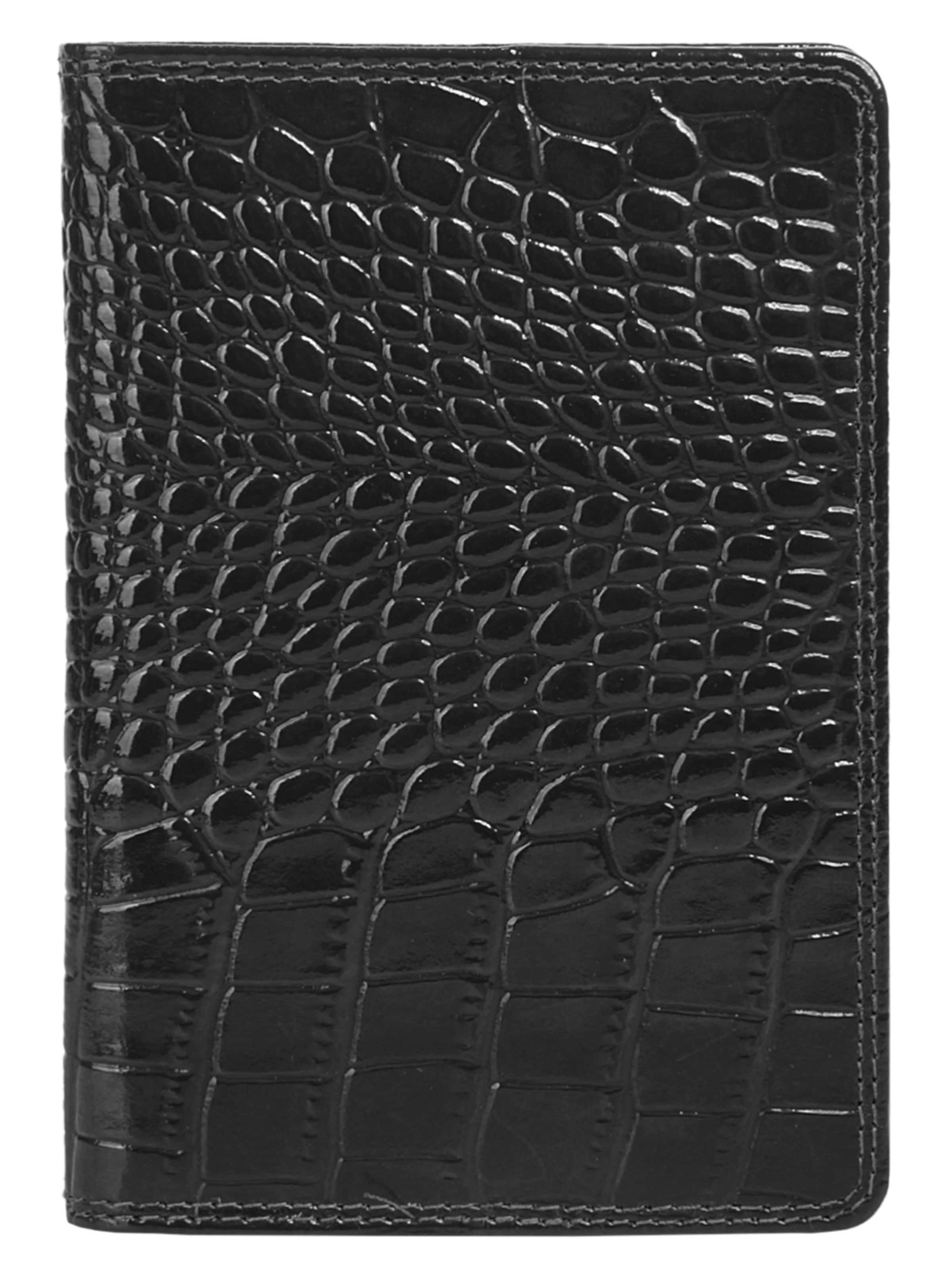 BODENSCHATZ Etui‌‌‌‌‌‌ in Schwarz: Vorderseite