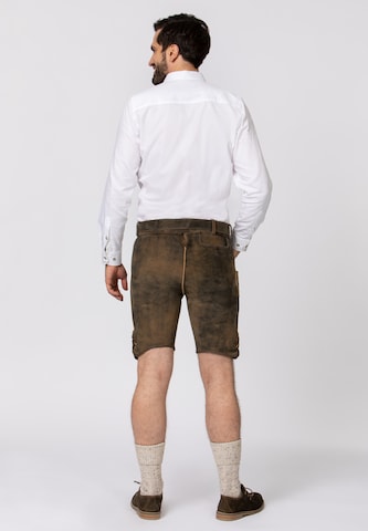 STOCKERPOINT Comfort fit Klederdracht overhemd 'Peter' in Wit
