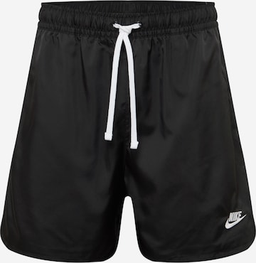 Regular Pantalon 'Essentials' Nike Sportswear en noir : devant