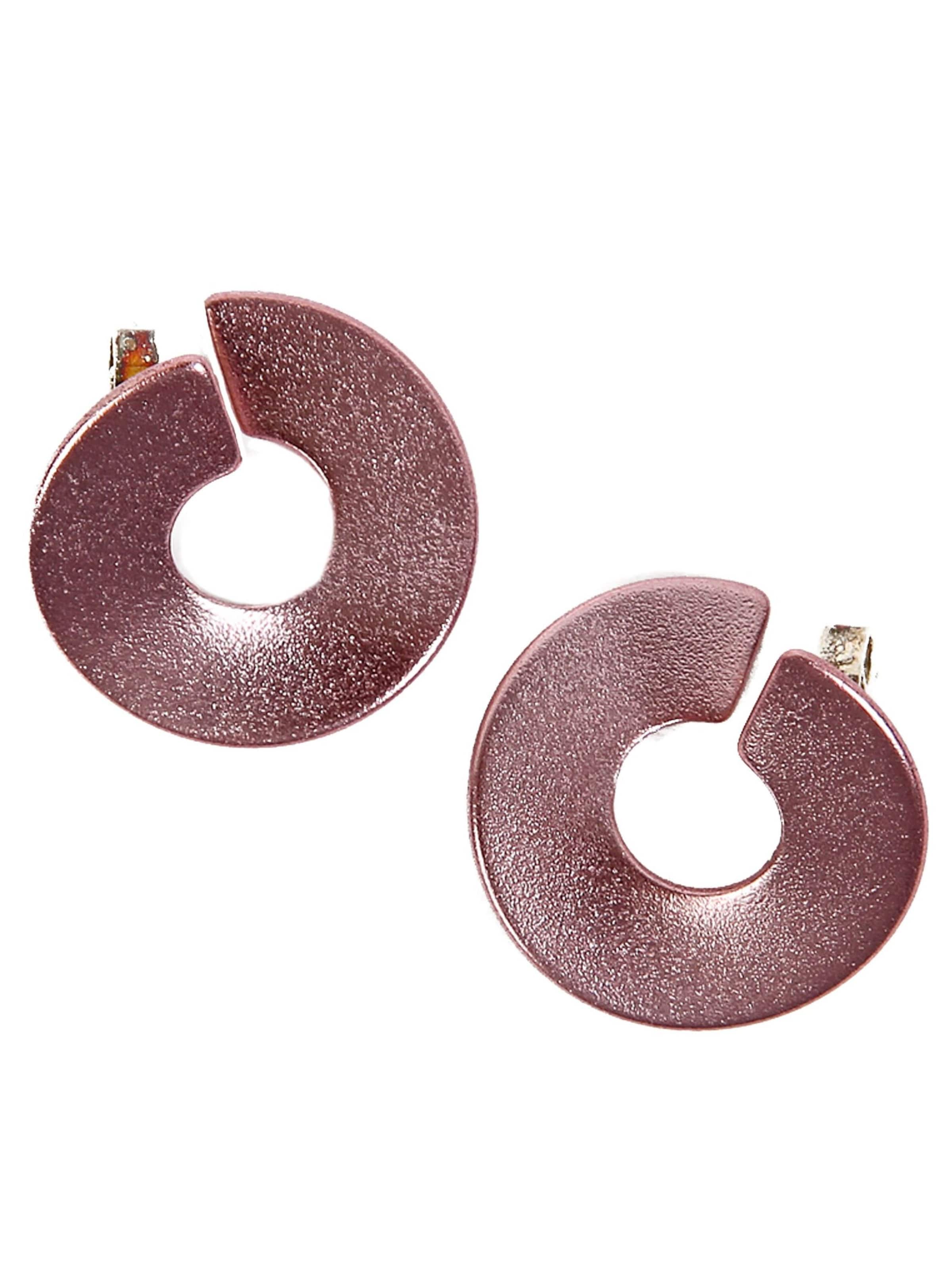 DeMarie Earrings in Pink: front
