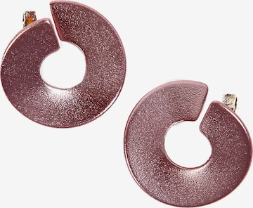 Boucles d'oreilles DeMarie en rose : devant