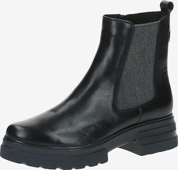 CAPRICE Chelsea Boots in Black: front