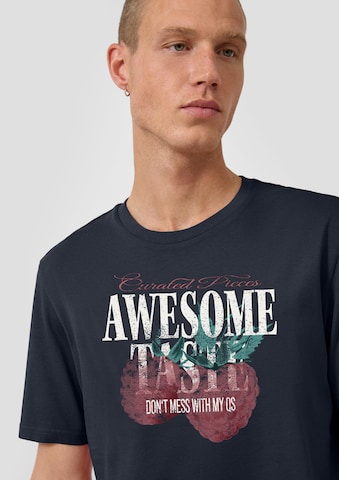 QS T-Shirt in Blau