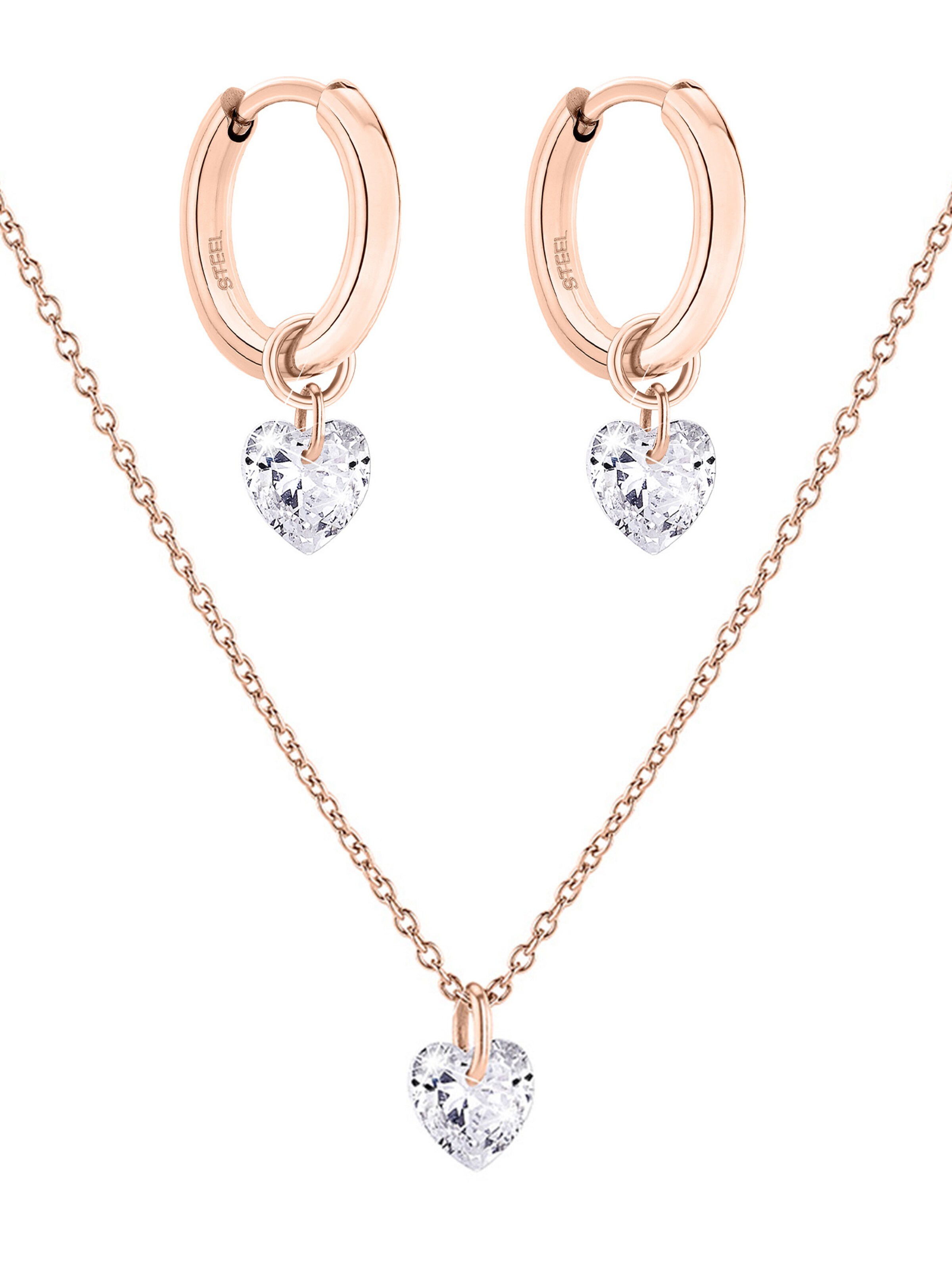 Tamaris Sieraden set in Rood: voorkant