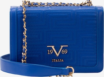 19V69 ITALIA Schoudertas 'Gaby Ornmt' in Blauw: voorkant