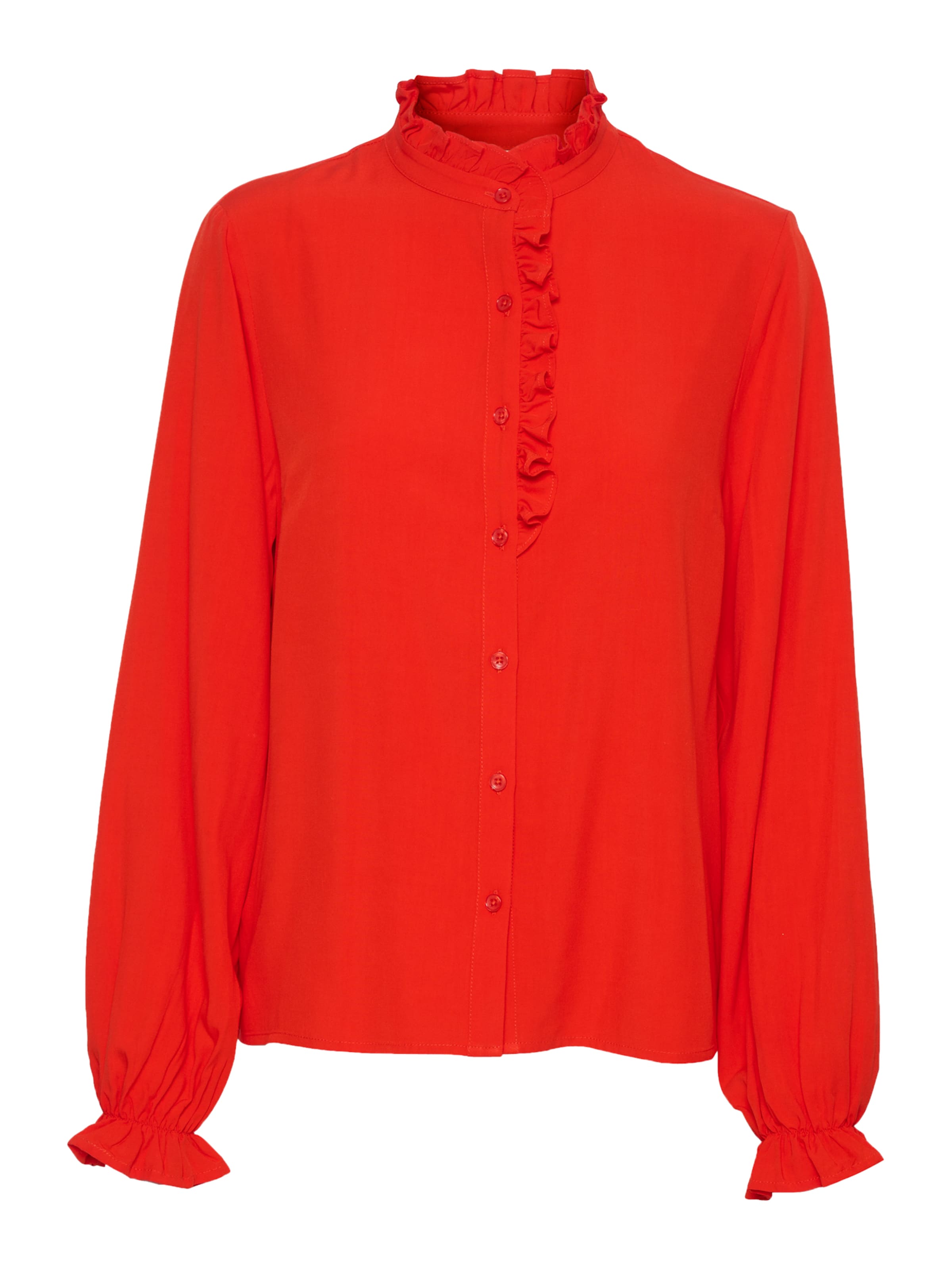 Cream Blouse 'CR Venea' in Red: front