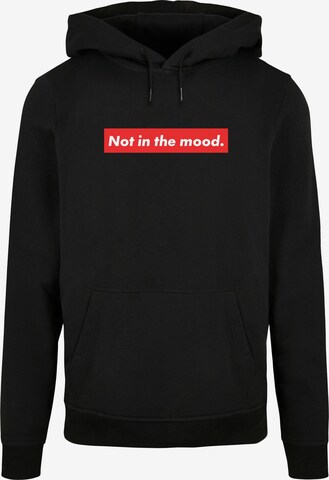 Merchcode Sweatshirt 'NITM - Sup Mood' in Black: front