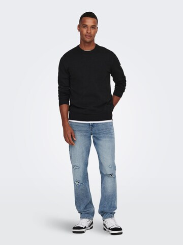 Only & Sons Pullover 'Rex' i sort