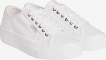 Calvin Klein Jeans Низкие кроссовки в Белый: спереди