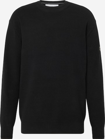 Calvin Klein Jeans Sweater in Black: front