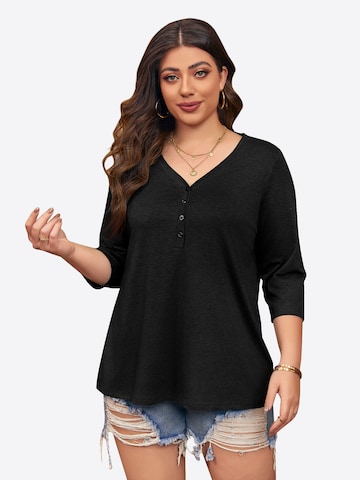 Imily Bela Shirt in Schwarz: Vorderseite