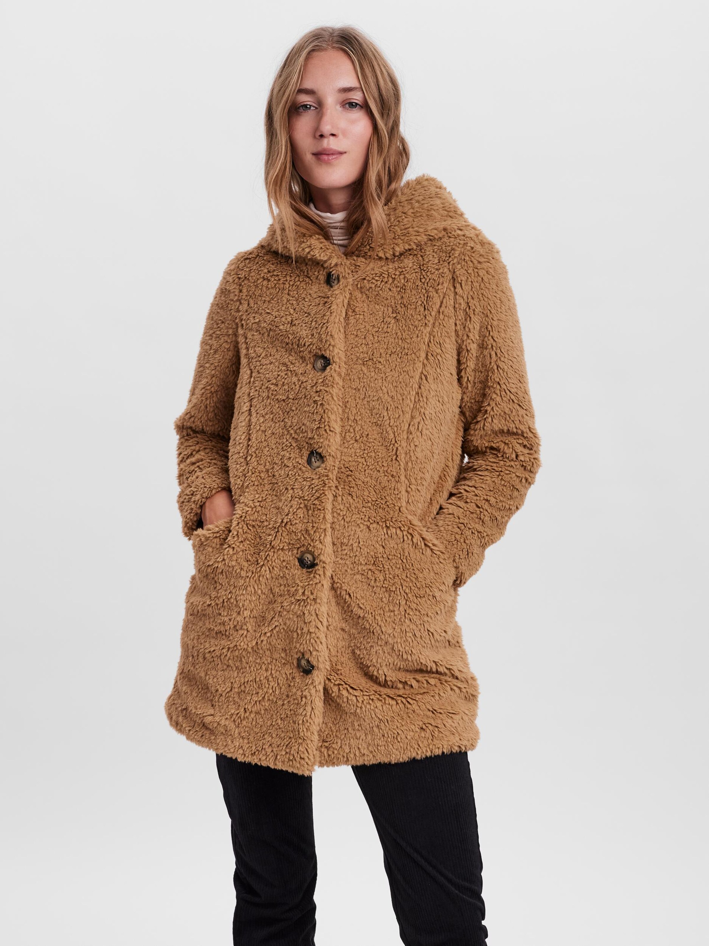 Frauen Mäntel VERO MODA Mantel 'Joyce' in Hellbraun - XN86652 Frauen Mäntel VERO MODA Mantel 'Joyce' in Hellbraun - XN86652