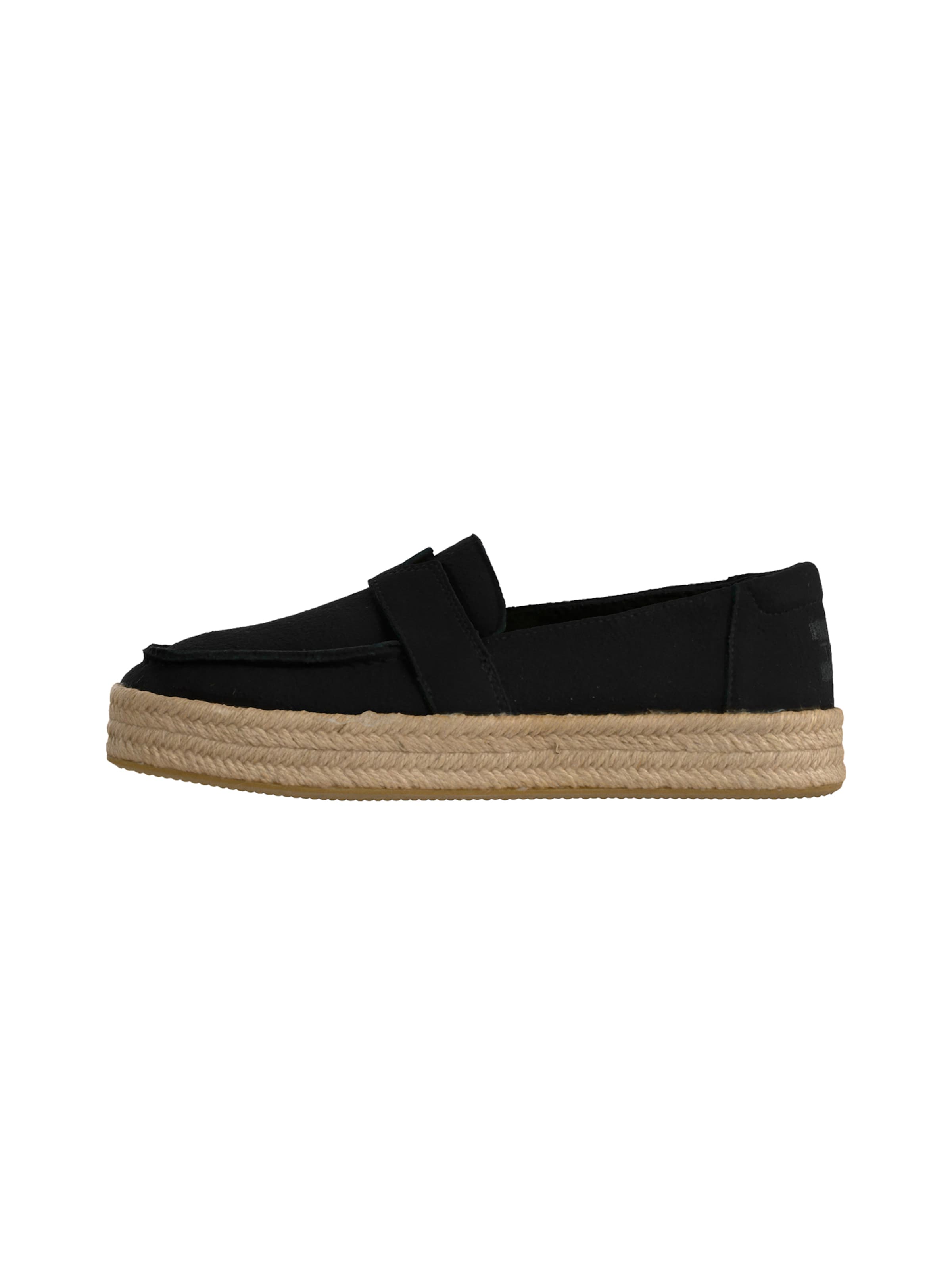 TOMS Espadrilles in Black: front