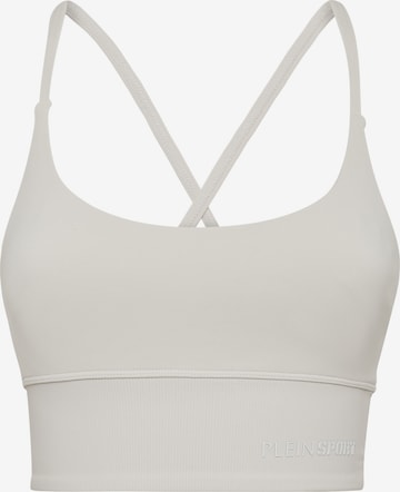 Plein Sport - Soutien de desporto em cinzento: frente