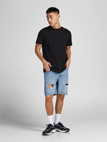 JACK & JONES Voľný strih Džínsy 'Chris' - Modrá