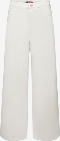 ESPRIT Wide leg Pants in White: front