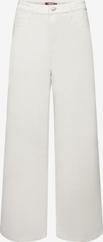 Wide Leg Pantalon ESPRIT en blanc : devant